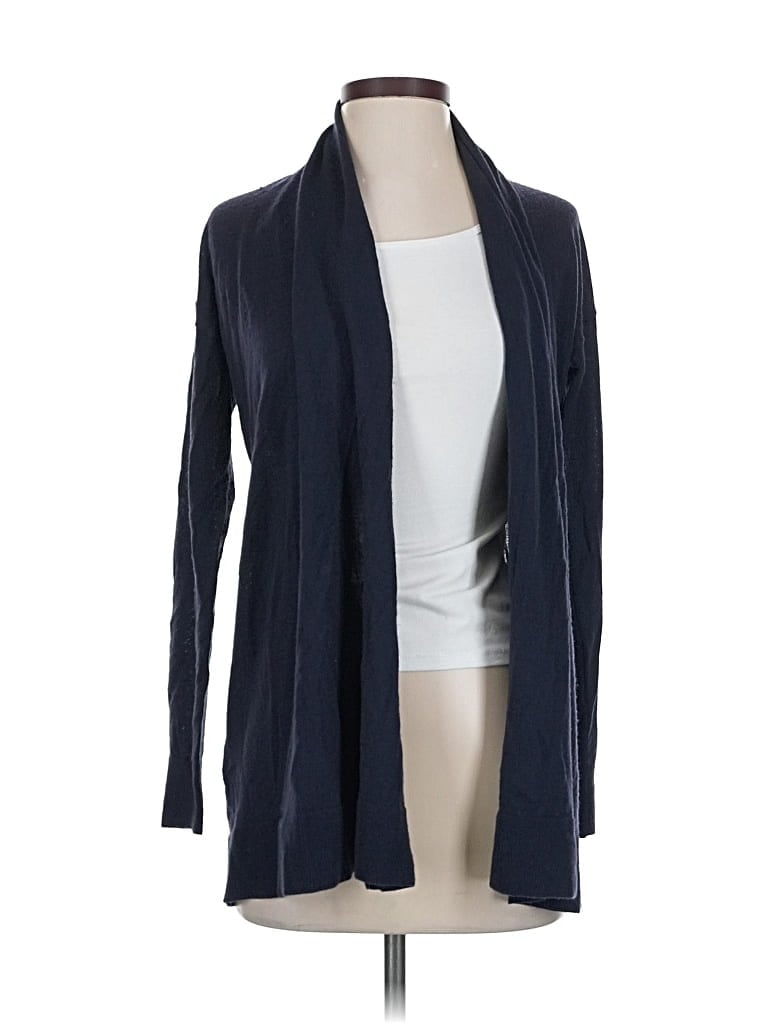 Pre-owned Ann Taylor Cardigan Sweater In Blue