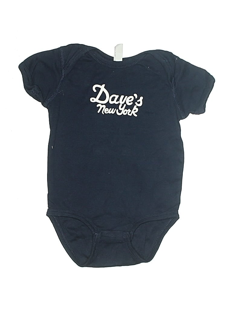 Pre-owned Rabbit Skins Kids' Short Sleeve Onesie In Black