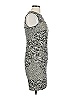 Nicole Miller Animal Print Gray Cocktail Dress Size 10 - photo 4
