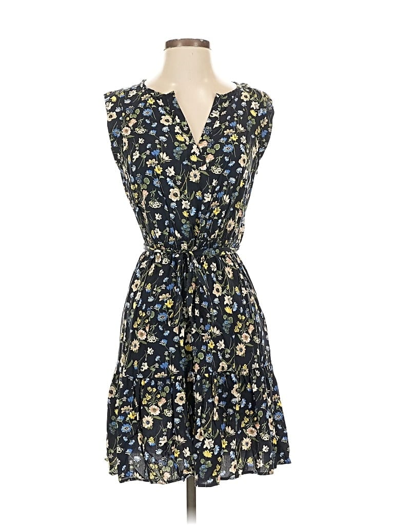 Pre-owned Ann Taylor Loft Outlet Casual Dress In Blue