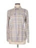 Chaps Silver Long Sleeve Blouse Size M - photo 1