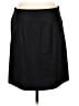 J.Crew 100% Wool Solid Black Wool Skirt Size 6 - photo 2