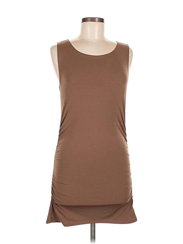 Pre-owned The Nines Casual Dress In Brown
