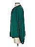 Great Jones 100% Polyester Green Long Sleeve Blouse Size S - photo 5