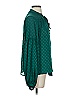 Great Jones 100% Polyester Green Long Sleeve Blouse Size S - photo 4