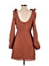 BCBGeneration 100% Polyester Brown Casual Dress Size 0 - photo 2