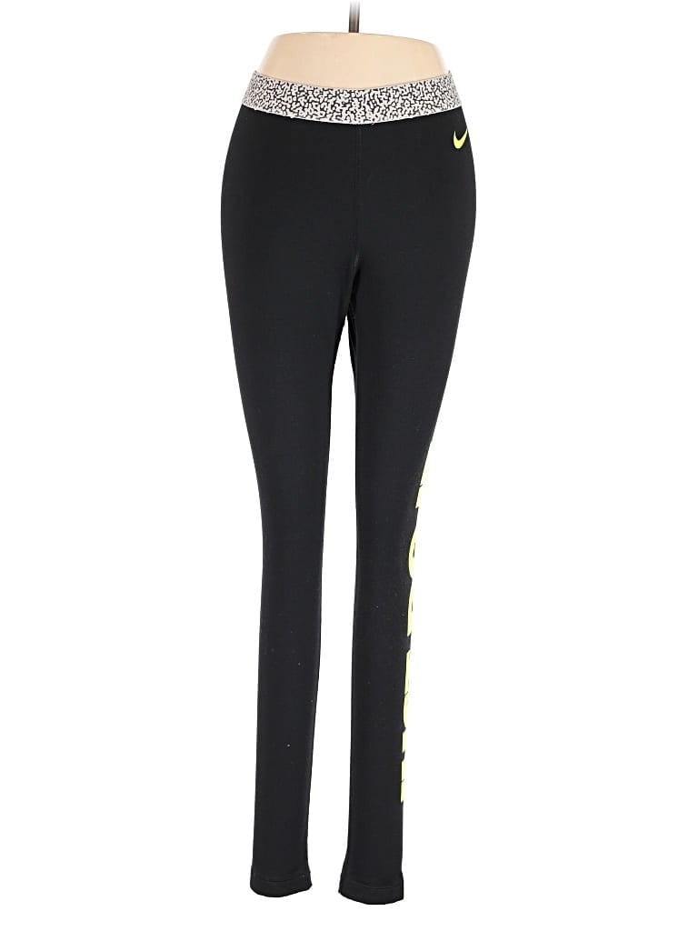 Pre-owned Nike Active Pants In Black