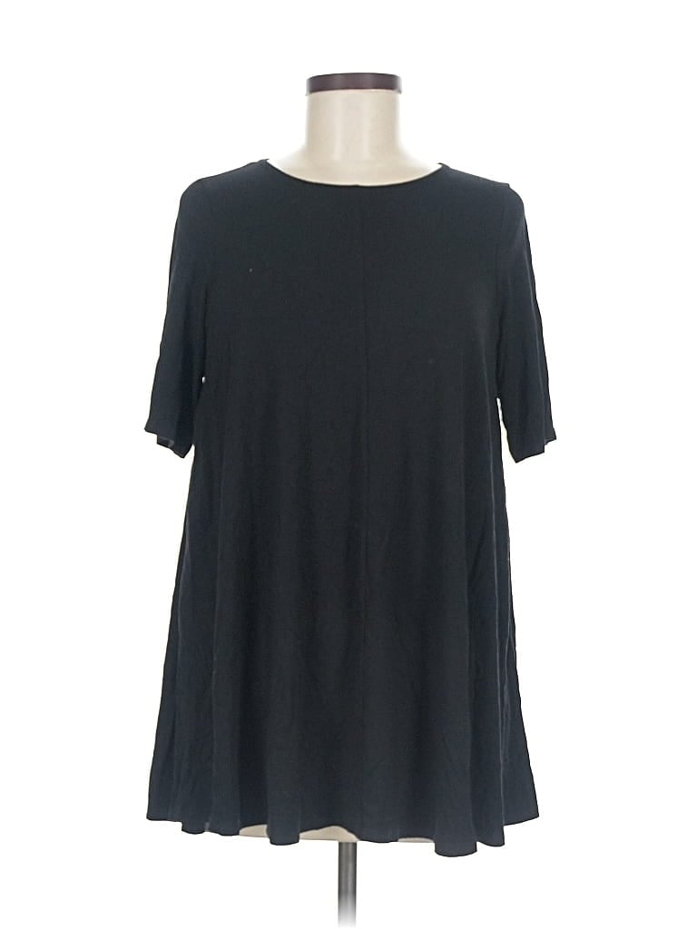 Pre-owned Eileen Fisher Casual Dress In Black