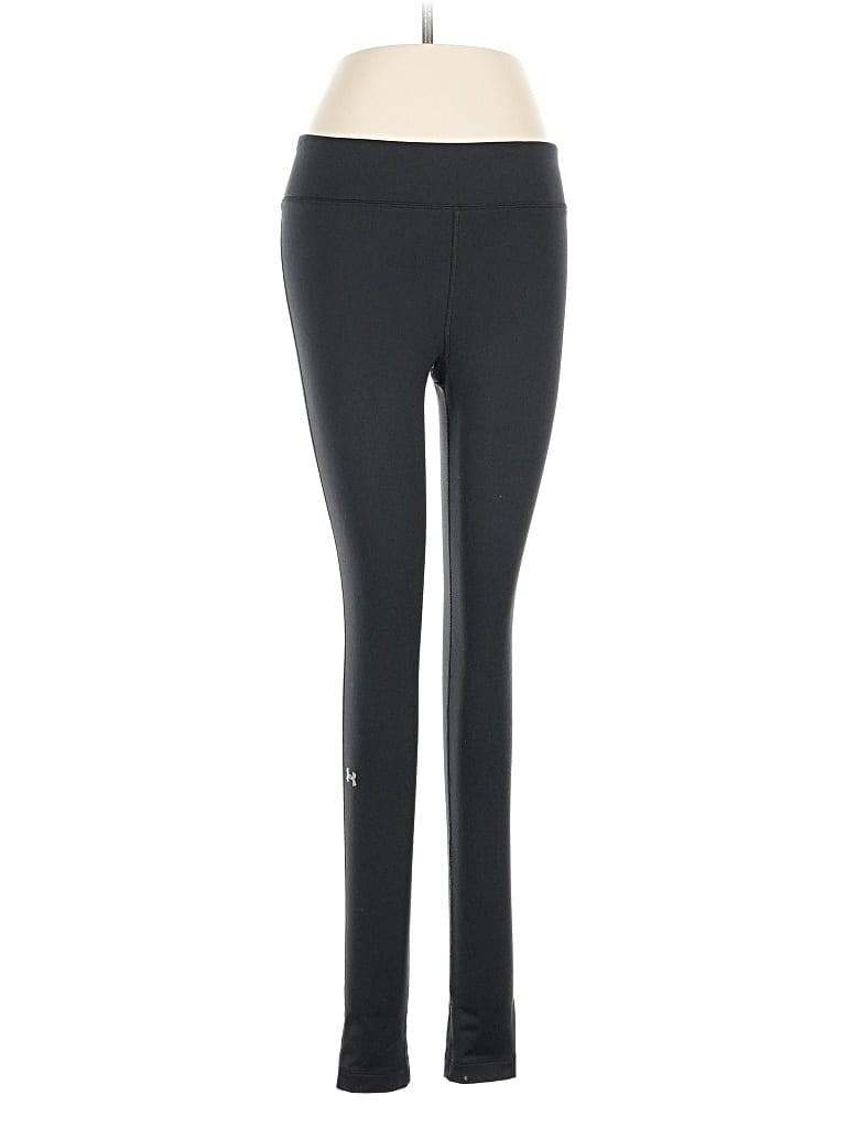 Pre-owned Under Armour Active Pants In Black