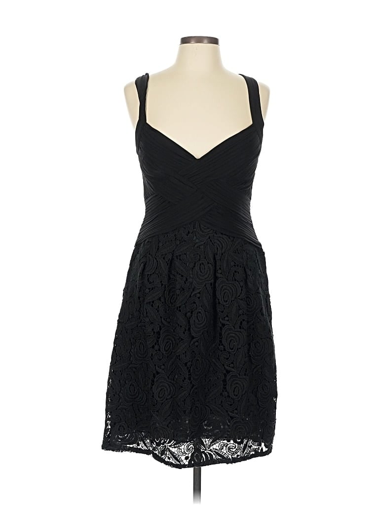 Pre-owned Bcbgmaxazria Cocktail Dress In Black
