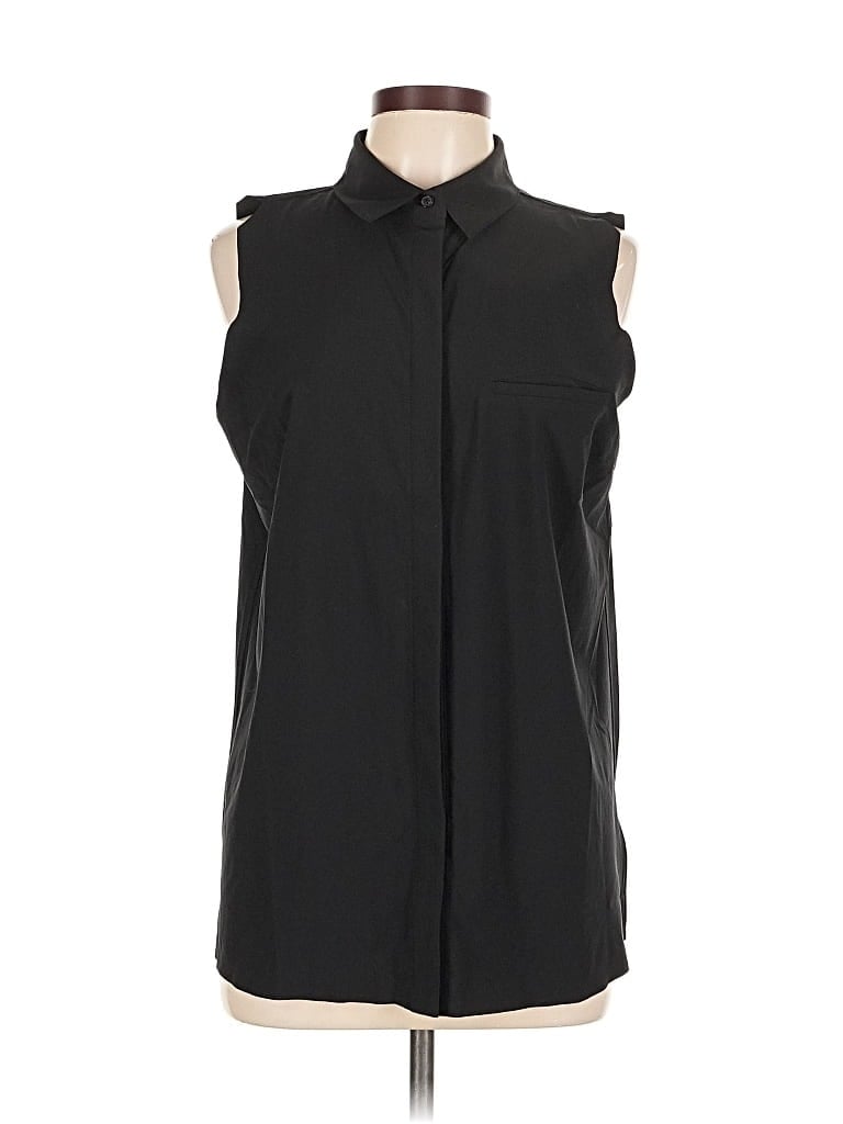 Pre-owned Athleta Sleeveless Blouse In Black
