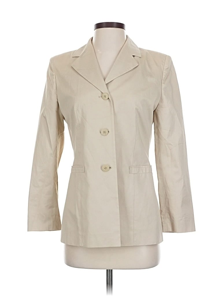 Pre-owned Petite Sophisticate Trenchcoat In Brown