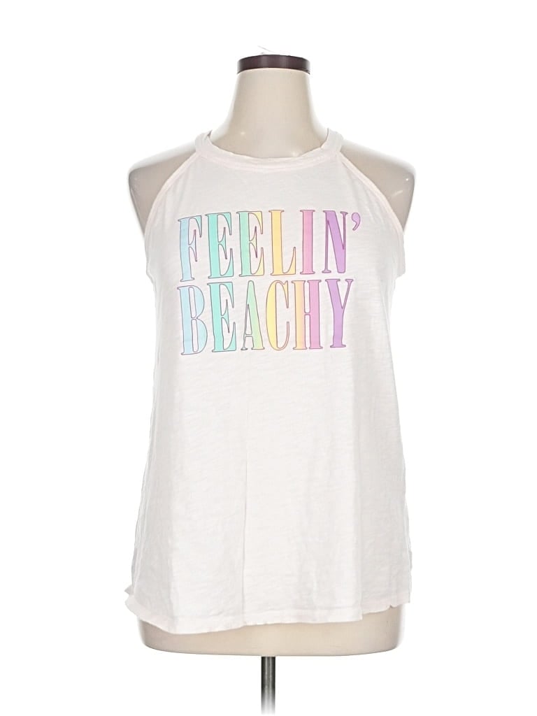 Pre-owned Torrid Sleeveless T-shirt In White