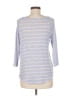 Splendid Gray 3/4 Sleeve Top Size M - photo 2
