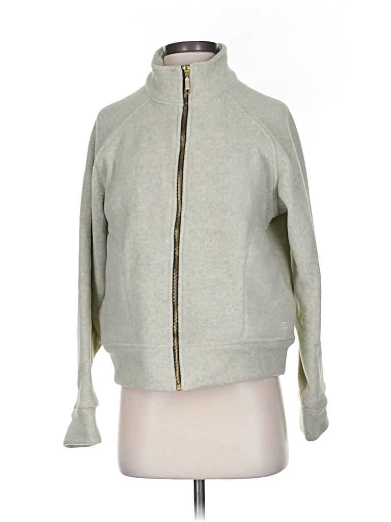 Pre-owned Albion Zip Up Hoodie In Gray