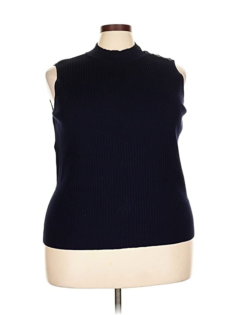 Pre-owned Talbots Sleeveless T-shirt In Blue