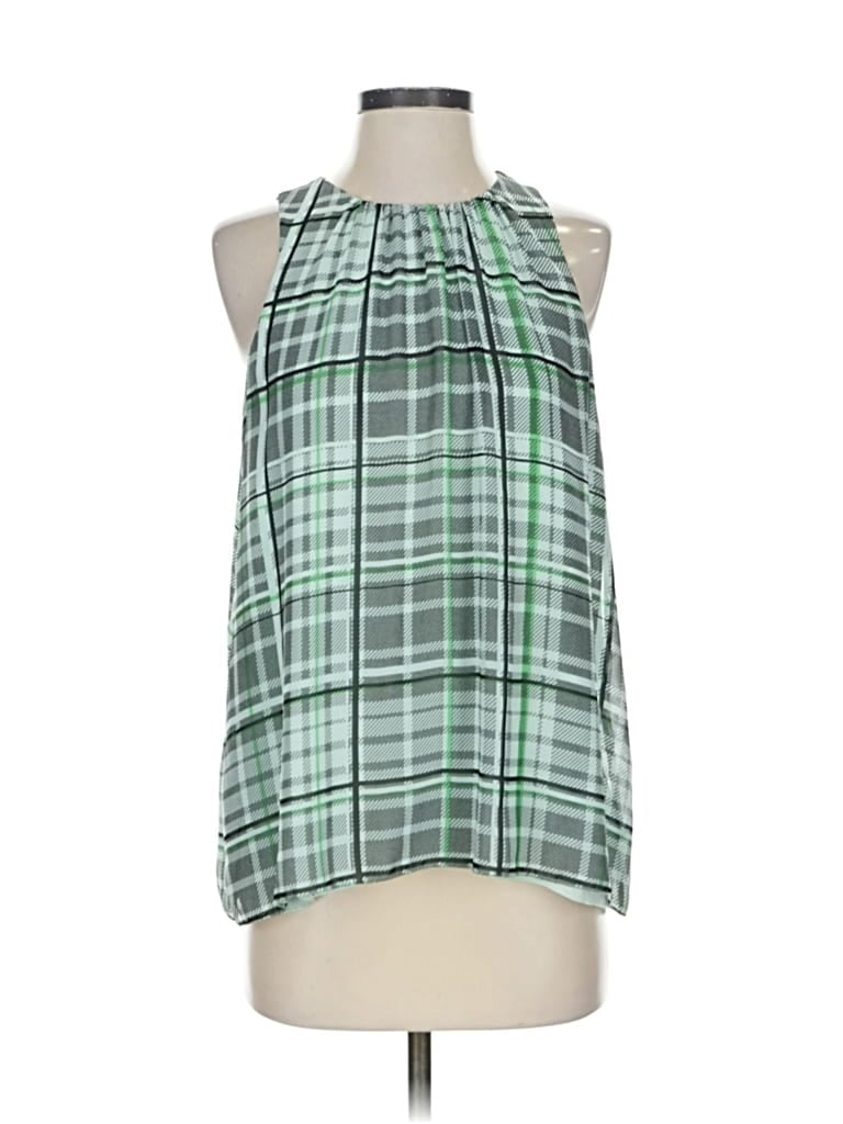 Pre-owned Vince Camuto Sleeveless Blouse In Green