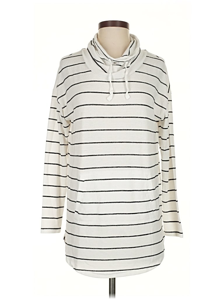 Pre-owned Banana Republic Factory Store Pullover Sweater In White