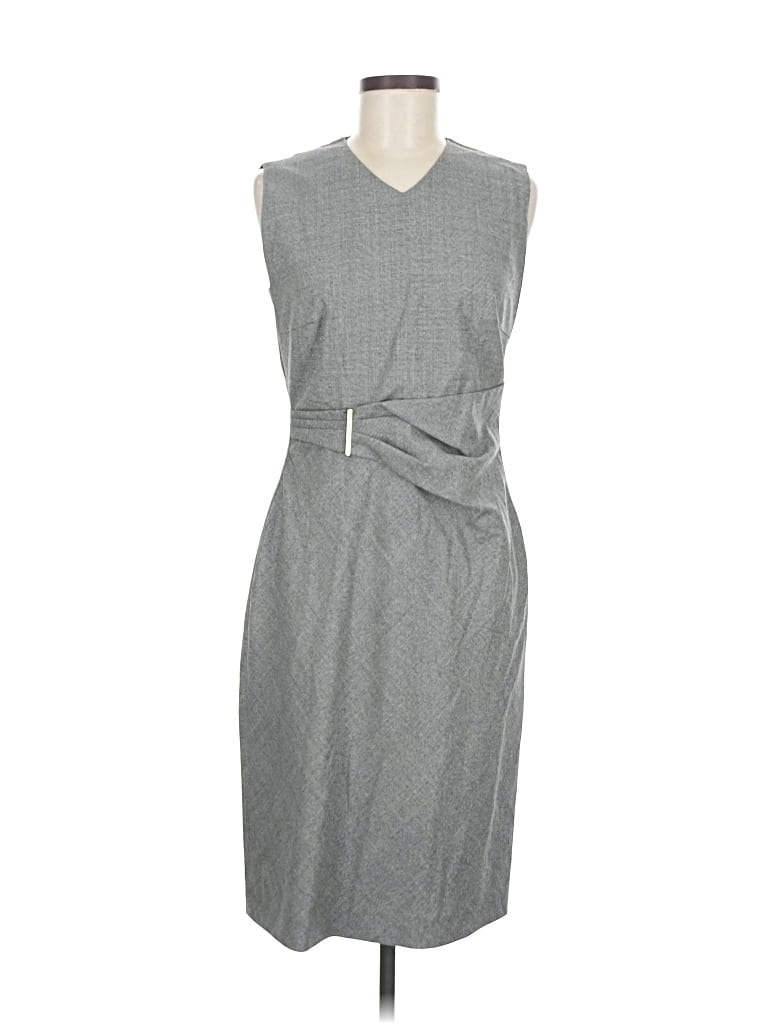 Pre-owned Boss By Hugo Boss Casual Dress In Gray