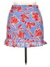 Glamorous 100% Polyester Tropical Blue Casual Skirt Size 14 - photo 2