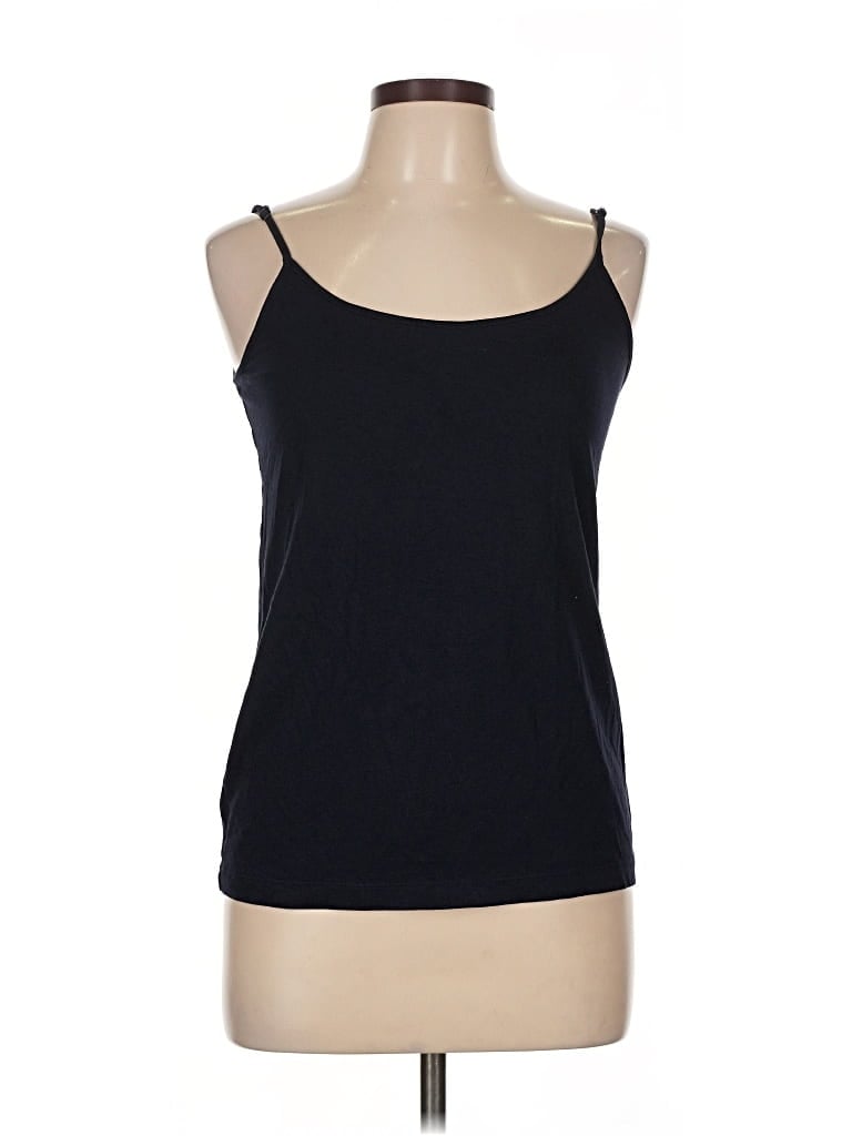 Pre-owned Ann Taylor Loft Tank Top Black Strapless Neckline Tops