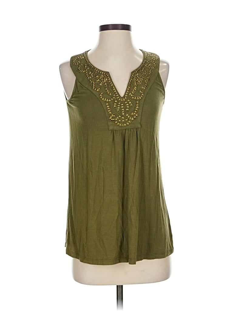 Pre-owned Michael Michael Kors Sleeveless Blouse In Green