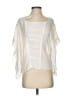 Isabel 100% Polyester Ivory Short Sleeve Blouse Size XS - photo 1