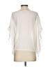 Isabel 100% Polyester Ivory Short Sleeve Blouse Size XS - photo 2