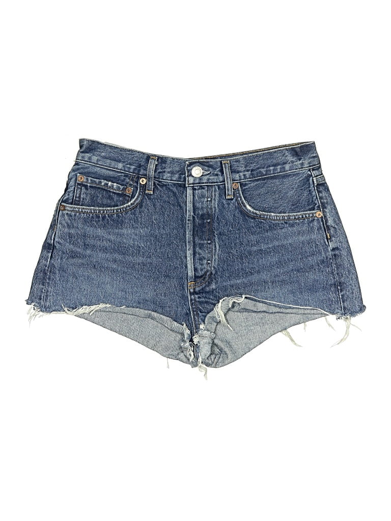 Pre-owned Agolde Denim Shorts In Blue