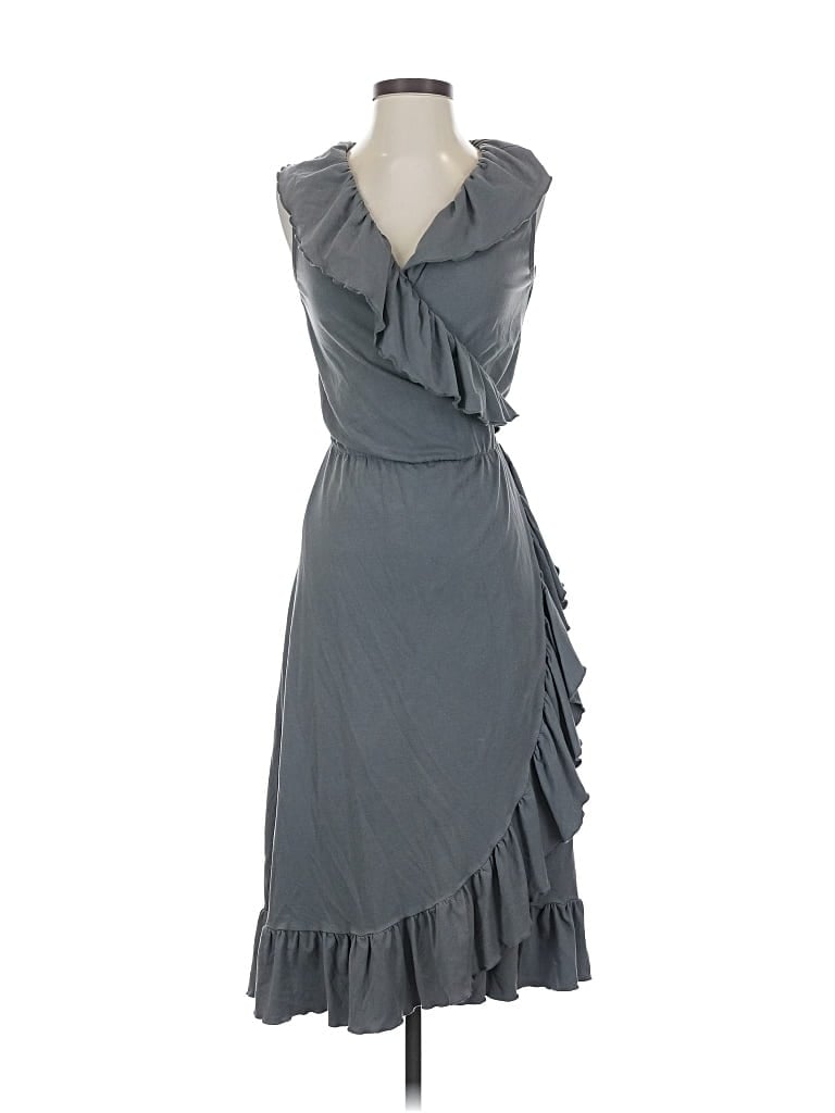 Pre-owned Hanna Andersson Sleeveless Top Gray Halter Neckline Tops