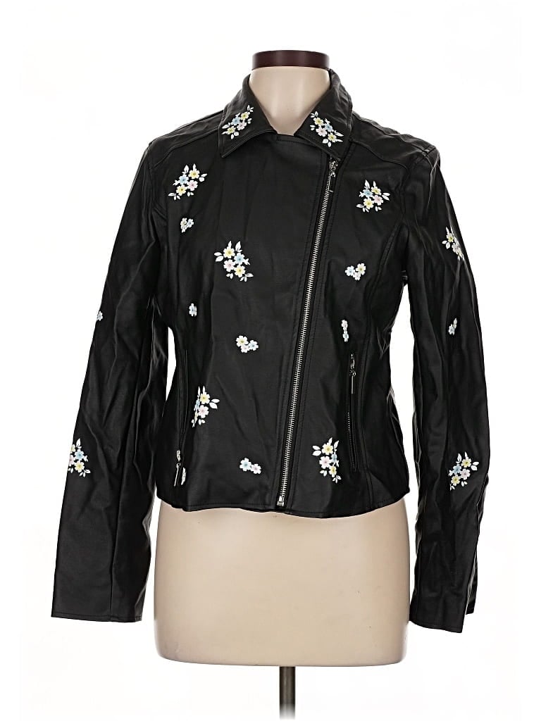 Pre-owned Design Lab Lord & Taylor Jacket In Black