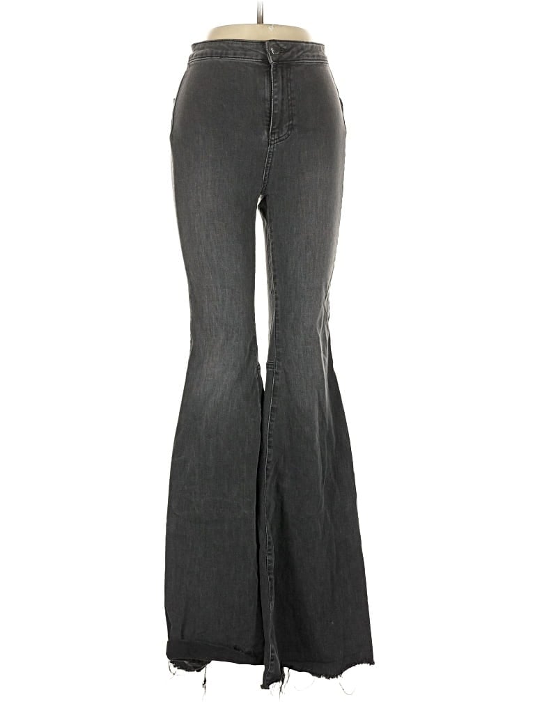 Pre-owned Free People Jeans In Gray