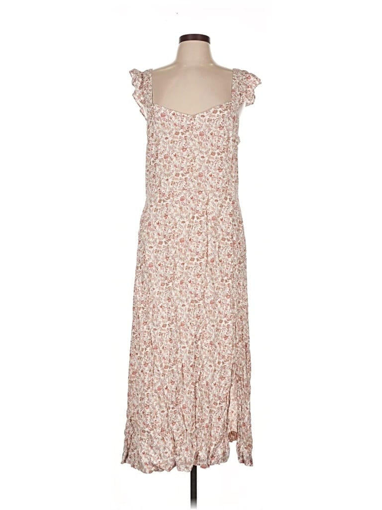 Pre-owned Ann Taylor Loft Outlet Jumpsuit In White