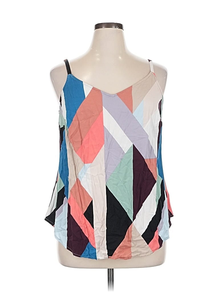 Pre-owned Torrid Sleeveless Blouse In Blue