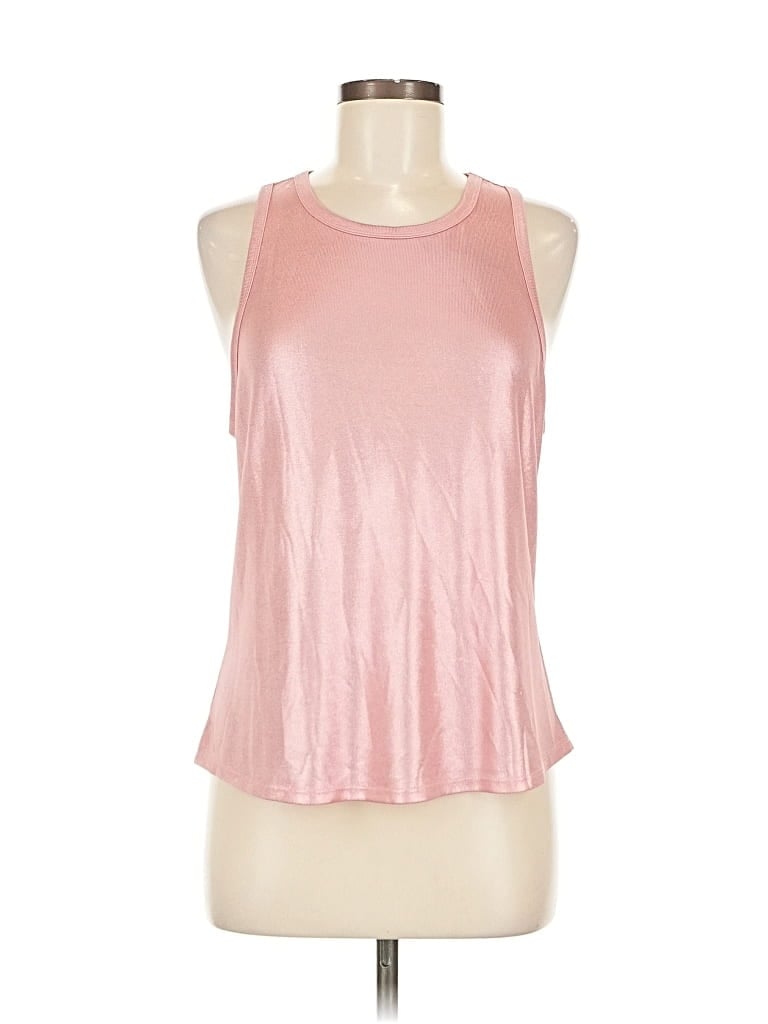 Pre-owned Porridge Sleeveless Top Pink Halter Neckline Tops