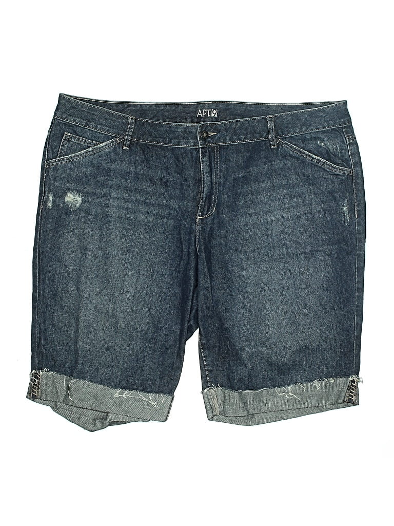 Pre-owned Apt. 9 Denim Shorts In Blue