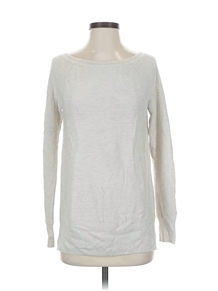 Pre-owned Gap Pullover Sweater In White