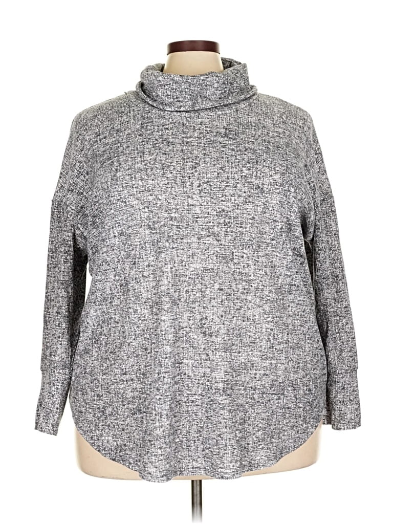 Pre-owned Lularoe Turtleneck Sweater In Gray