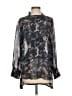 Isabel Marant 100% Silk Black 3/4 Sleeve Silk Top Size EU (FR) 36 / US 4 - photo 1