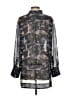 Isabel Marant 100% Silk Black 3/4 Sleeve Silk Top Size EU (FR) 36 / US 4 - photo 2