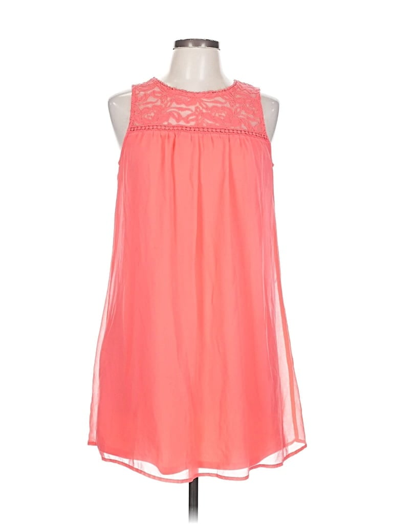 Pre-owned As U Wish Casual Dress In Orange