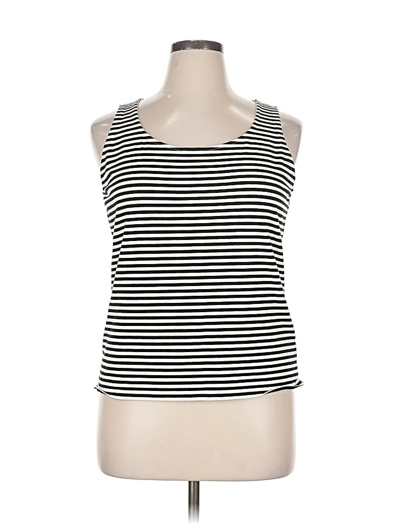 Pre-owned Talbots Tank Top Black Halter Neckline Tops