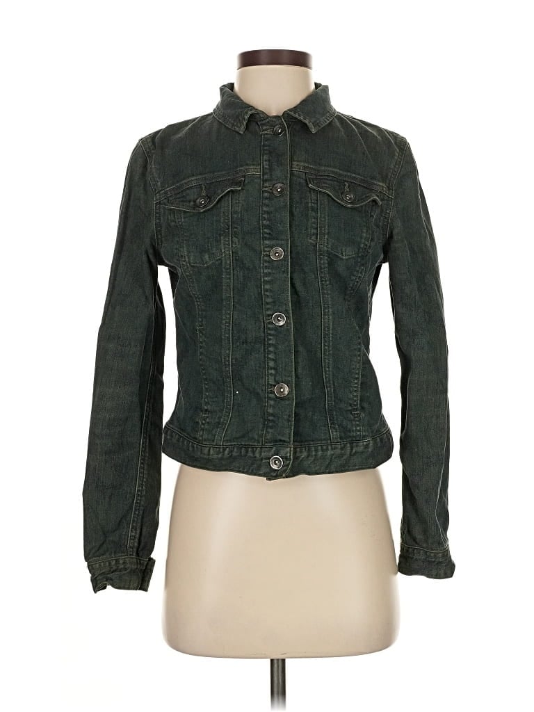 Pre-owned Calvin Klein Jeans Est.1978 Calvin Klein Jeans Denim Jacket In Green