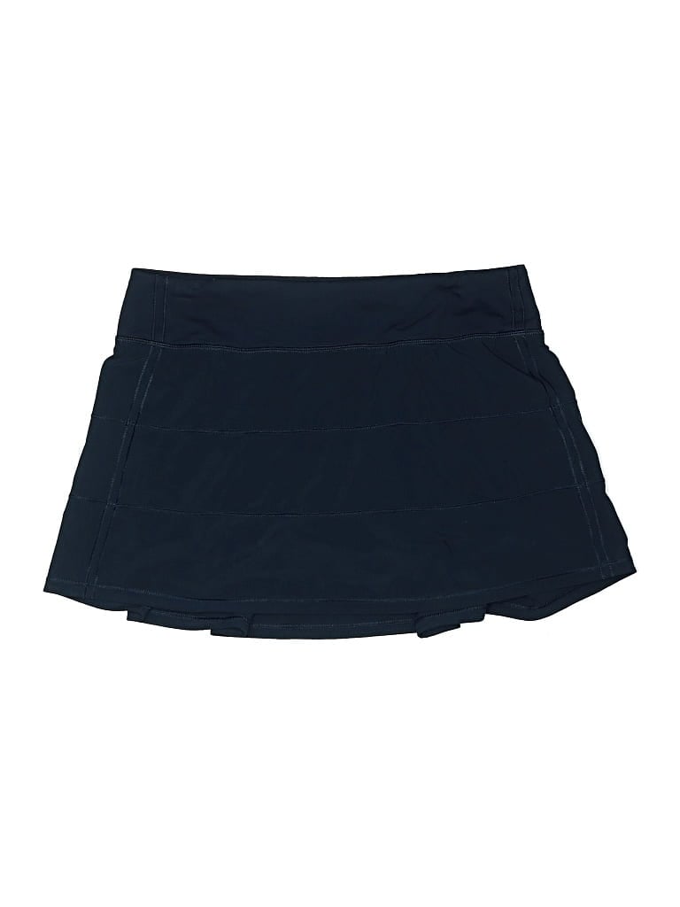 Pre-owned Lululemon Athletica Active Skort In Blue