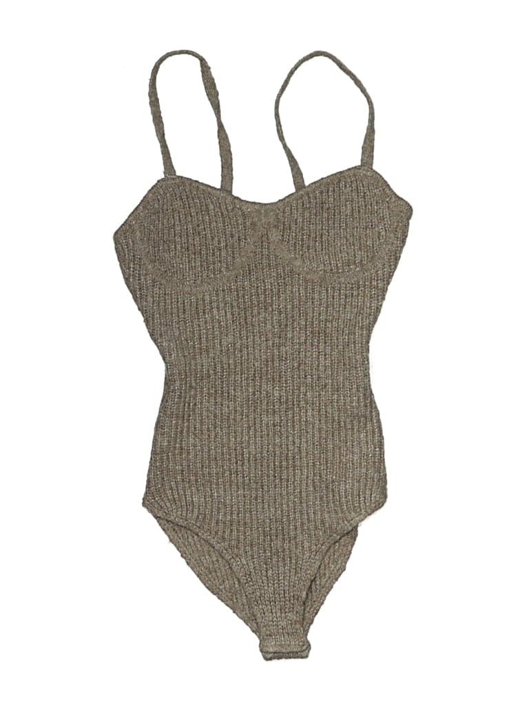 Pre-owned Zara Bodysuit In Gray