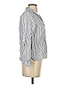 Club Monaco Stripes Silver Long Sleeve Button-Down Shirt Size S (estimated) - photo 4