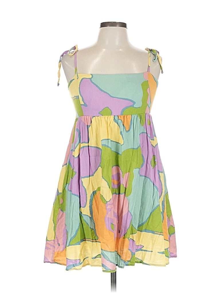 Pre-owned Show Me Your Mumu Cocktail Dress In Yellow