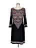DressBarn Paisley Black Cocktail Dress Size 12 - photo 1