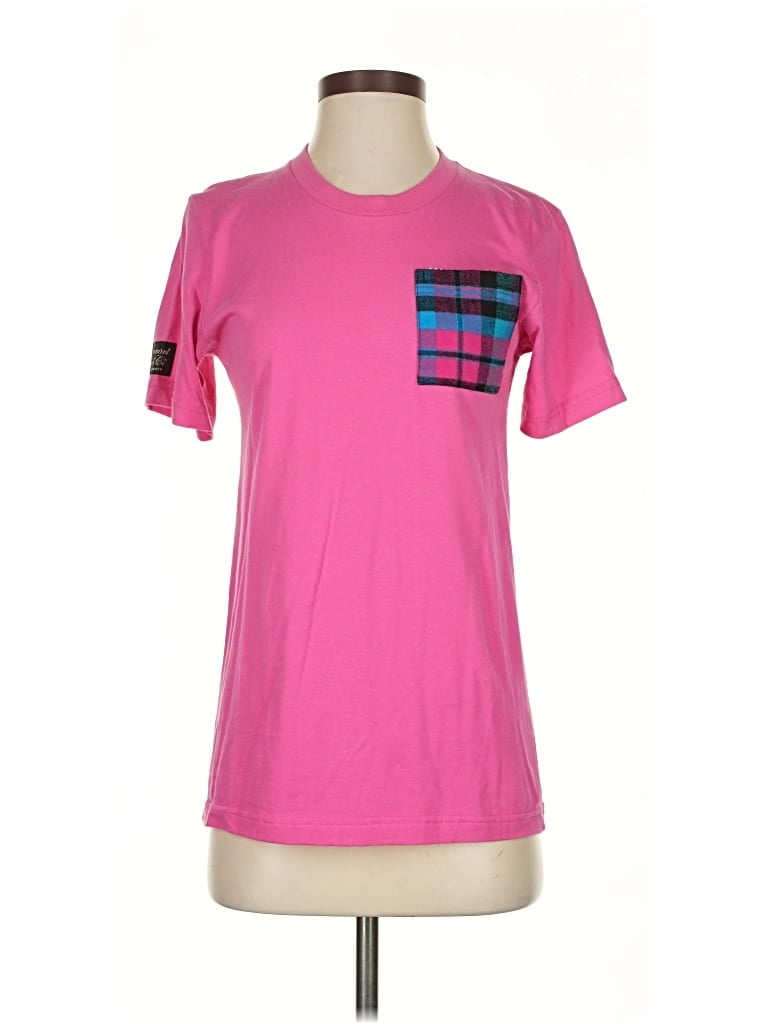 Pre-owned American Apparel Short Sleeve T-shirt In Pink