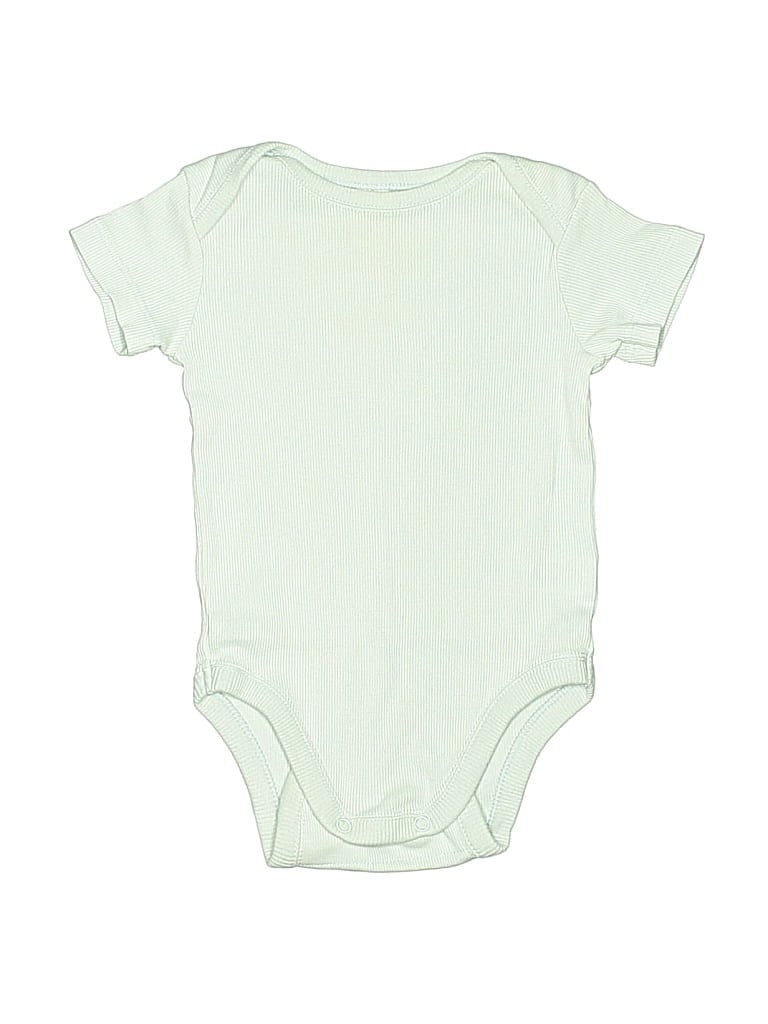 Pre-owned Nordstrom Babies' Short Sleeve Onesie In Green